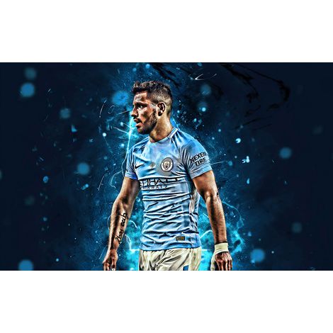 Papier peint panoramique Football - Joueur de Foot - 130 cm x 81 cm (1/2)
