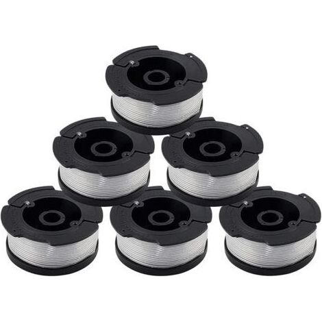 Lot de 6 bobines A6481 A6485 pour coupe-bordures Black Decker (6pcs) (1/5)