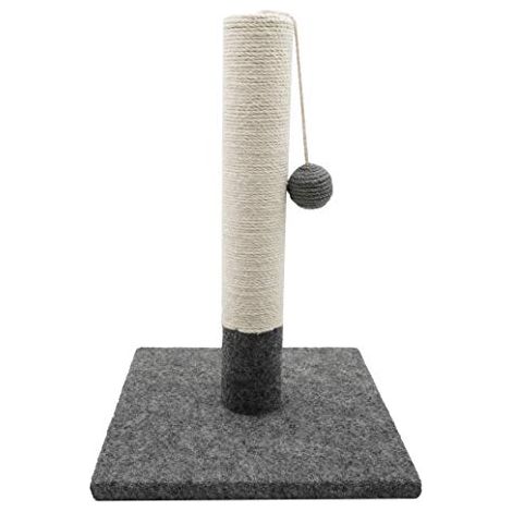 Poteau griffoir - TYROL - 404113 - Simple - Gris et blanc - 42cm (1/4)