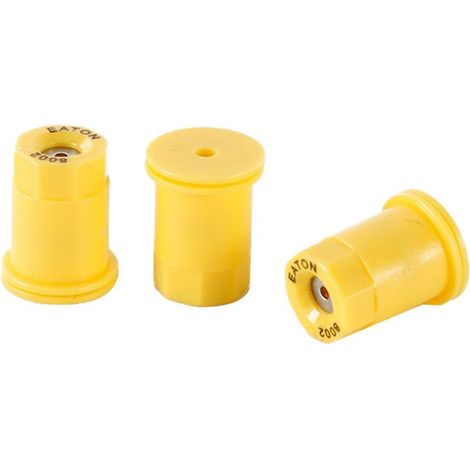 30 pezzi Ugello nebulizzatore agricolo rotondo ad alta pressione antivento con getto a 80 gradi, colore giallo (1/2)