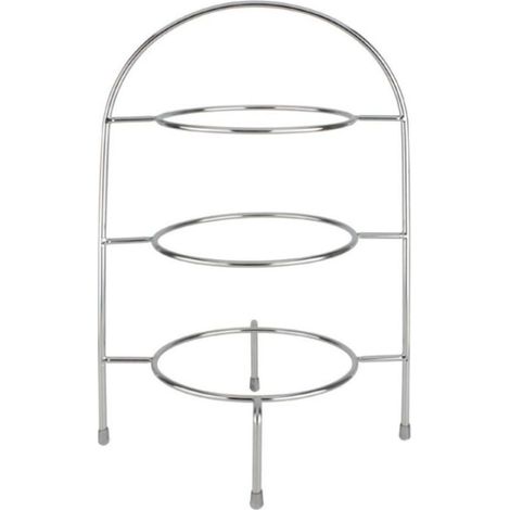 Présentoir salon de thé pour 3 assiettes maxi 210 mm (1/4)