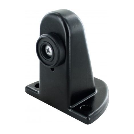 Butée pour portail réglable aluminium ral 9005 - TIRARD