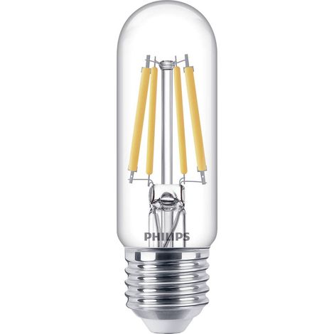 Philips LED 871951436132400 LED CEE E (A - G) E27 forme de bâton 6.5 W = 60 W blanc chaud (Ø x L) 32 mm x 106 mm 1 pc(s) W188702