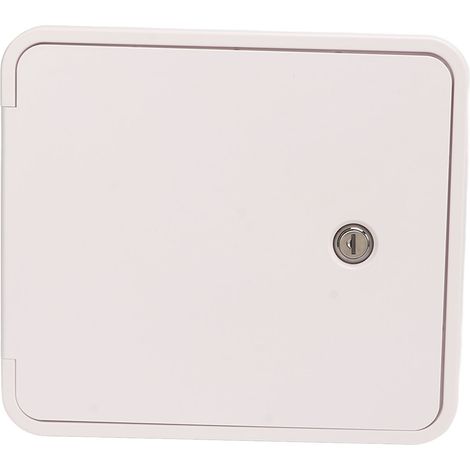 Trappe d'accès électrique carrée pour câble d'alimentation, pour camping-car, bateau, caravane ou véhicule de loisirs. (1/5)