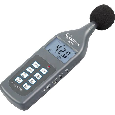 Sauter SU 130 fonometro nero preciso e robusto