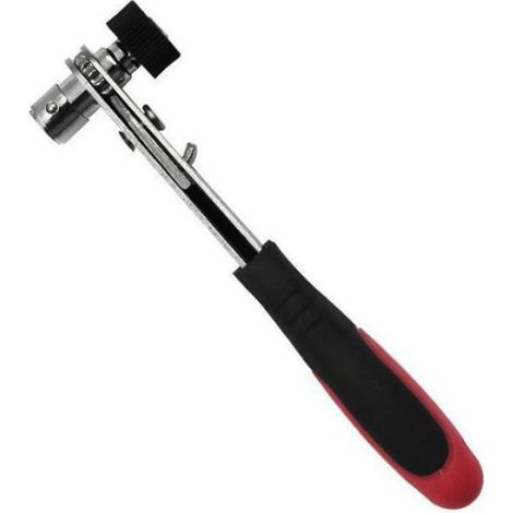 Clé à douille rapide et facile de 6,35 pouces avec embout de tournevis pneumatique 1/4" et tige réglable, mini clé à cliquet rapid (1/5)