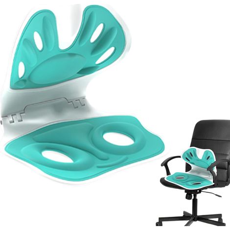 Chaise pliable avec soutien lombaire Coussin D'Assise Respirant Correcteur Support lombaire pour siège auto pour , adolescents, femmes, hommes, assise sol, bureau, travail à (1/5)