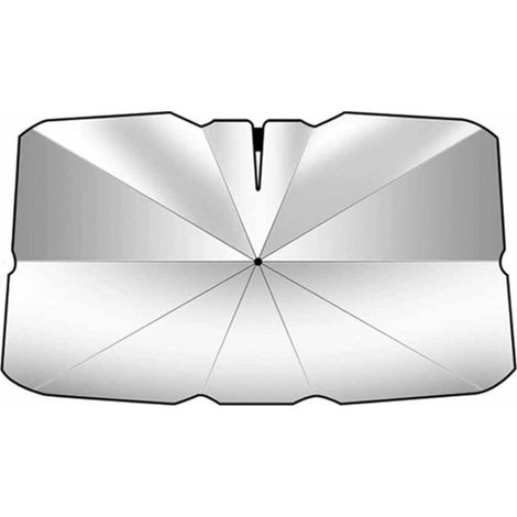 Pare Soleil Voiture Universel, Pare Soleil Voiture Pare Brise Avant, Protection UV Isolation Parapluie Pliable pour Voiture, pour la Plupart des Modèles (1/5)