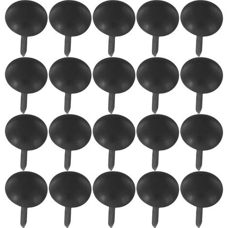 Clous de Tapissier Vintage en Fer Noir 100 Pièces pour Meubles (1/5)
