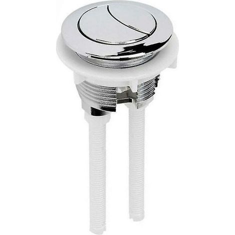 Bouton de chasse d’eau universel double flux – Remplacement pour réservoir de WC, plastique résistant, 2 unités (1/5)