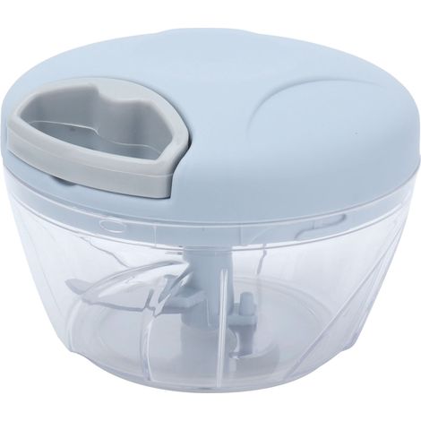 500 ml Gemüseschneider mit Kordelzug, manueller Fleischzerkleinerer, Küchenhelfer, Blau (1/5)