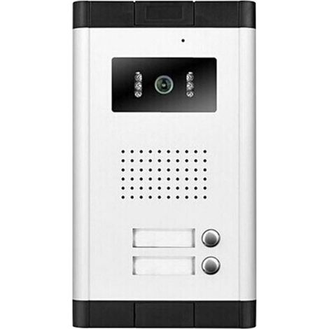 700TVL étanche interphone système vidéo Porte téléphone caméra extérieure IR Vision Lumineuse avec Plusieurs Boutons d'appel for Appartement/Maisons(520C-2) (1/5)