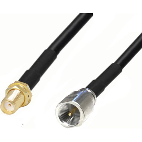 Antennenkabel FME-Stecker / SMA-RP-Buchse RG58 1 m