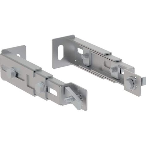 Geberit Duofix Fußbefestigung 111064001 verzinkt, tiefenverstellbar, für Rückwand, 2 Stück (1/5)