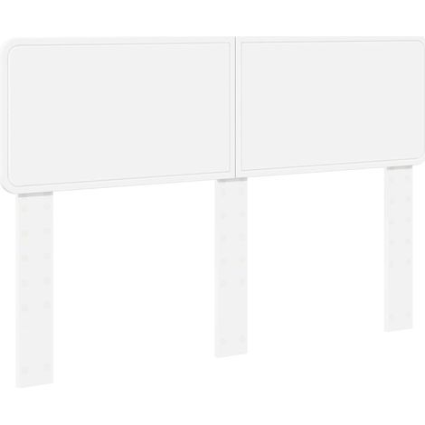 Tête de lit Blanc Bois d'ingénierie vidaXL (1/5)