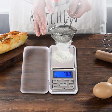 Balance de poche portable 500 g, rétroéclairée, précision 0,1 g, balance électronique, livrée sans piles (1/5)
