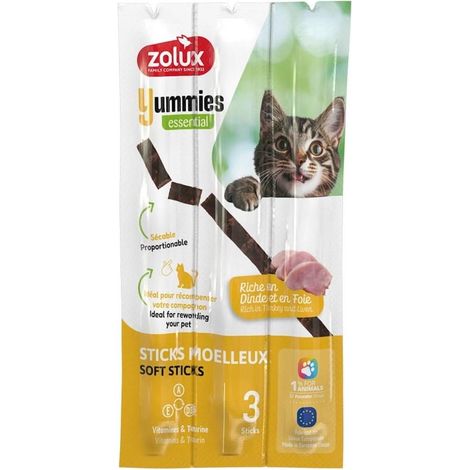 Churu Zolux Yummies golosinas blandas de pavo y hígado