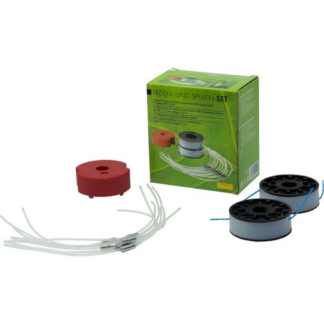 Kit de bobines et kit de support pour tondeuse électrique Florabest FRT500/8 et Grizzly Tools ERT 500 pro