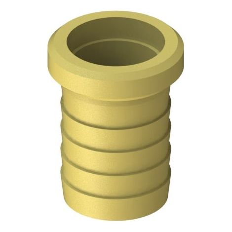 Pièce paternelle JS 1"x1", laiton (1/2)