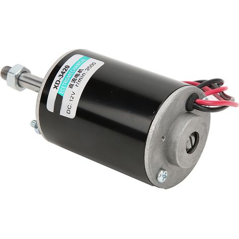 Moteur DC 12/24V 30W à aimant permanent, vitesse élevée CW/CCW, pour générateur DIY, 12V 3500 tr/min (1/5)