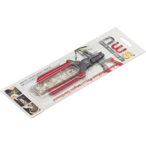 NWS 143-TS Jeu de pinces à sertir 151 pièces pour embouts de câble, pour embouts doubles 0.5 à 2.5 mm² assortiment d'em (1/2)