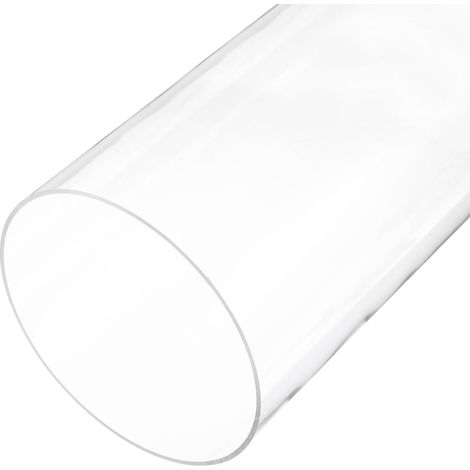 18" Tuyau Rigide En Plastique Transparent 175mm x 180mm(7" x 7.1") Tube En Acrylique Tuyau Rond Tuyau En Polycarbonate, [pour Plumbing, Hydraulics, Pneumatics, Aquarium, DIY] (1/5)