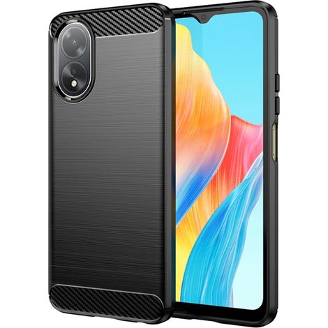 Étui pour Oppo A58 4G, Karbon, noir (1/5)