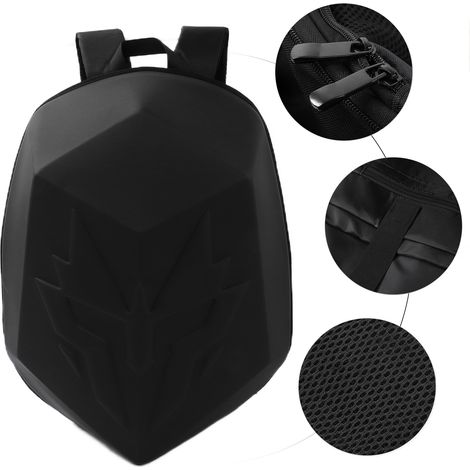 Sac à dos de moto imperméable à coque rigide en EVA, universel pour le vélo, le camping et les activités de plein air. Finition mate. (1/5)