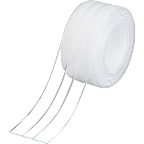 Striscia sigillante per bordi, in PVC impermeabile, autoadesiva, per bagno e cucina, 3,2 m (1/5)