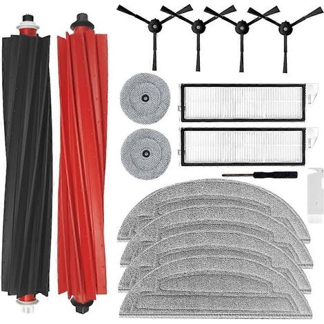 Filtre pour aspirateur brosse pour aspirateur Filtre de brosse pour aspirateur filtre de S8 MaxV Ultra Robot Aspirateur Main Side Brosse Serpillière Cloth HEPA Filtre Dust Bags Spare (1/5)
