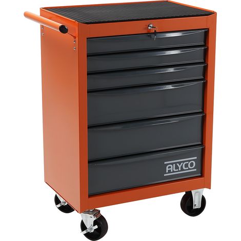 CARRO GRANDE ALYCO ORANGE 6 CAJONES 680x460x1020MM