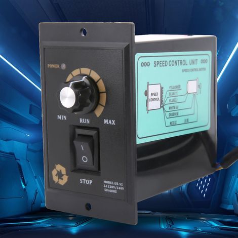 400-W-220-V-50/60-Hz-Wechselstrom-Drehzahlregler, Drehzahlregler für Elektromotor (1/5)