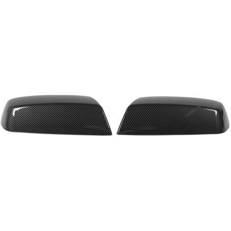 QORVA-Paire de coques de rétroviseurs latéraux, installation facile (22919758) pour 2500 HD et 3500 HD (2015 à 2019), couleur fibre de carbone.