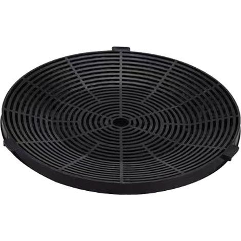 Filtre à charbon, Ø 180 mm x 22 mm, Compatible hottes GRETA RIVAGE 60/90 cm, Installation clip-on, Mode recyclage (1/5)