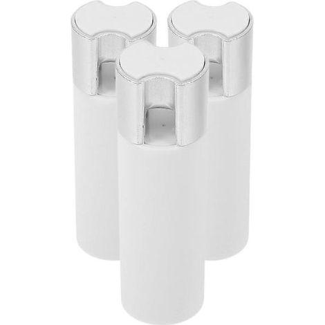 Poids pour rideaux en plastique blanc, pour stores verticaux et enrouleurs, pour bricoleurs, 8 x 2,3 x 2,3 cm, lot de 3 (1/4)