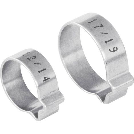 Norma  1-Ohr-Klemme  1107010010 Bündel-Ø-Bereich 8 bis 10 mm   Silber 1 St.