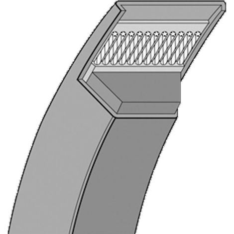 Courroie trapézoidale lisse Contitech Conti V Z27.5 10 x 700 Li / 723 Ld