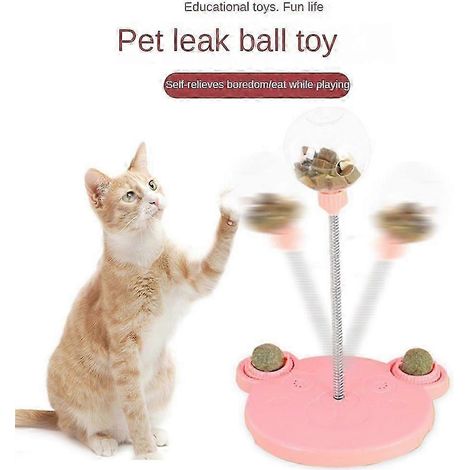 (Mickey bleu) Distributeur de friandises interactif pour animaux de compagnie