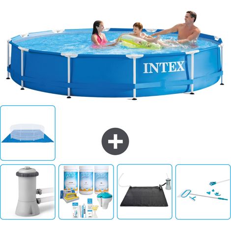 Frame Pool Rund - 366x76 cm - 6-teilig S21024 (1/5)