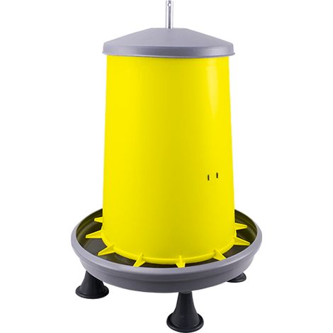 Mangeoire À Trémie Volailles Avec Tige Métal Et Pieds 15kg - River Systems
