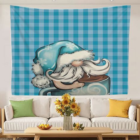Tapisserie murale humoristique - Décoration de chambre à coucher - Séchage rapide - Idéale pour une chambre d'enfant 180x150cm (1/5)