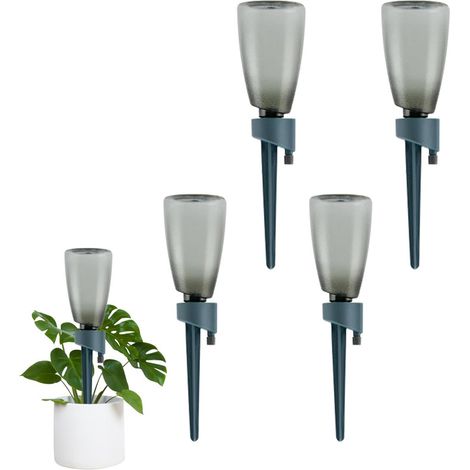 4 Automatic Plant Watering Devices – Drip Irrigation with Adjustable Flow, Insert into Pots, for Garden, Balcony, and Indoor Use (1/5)