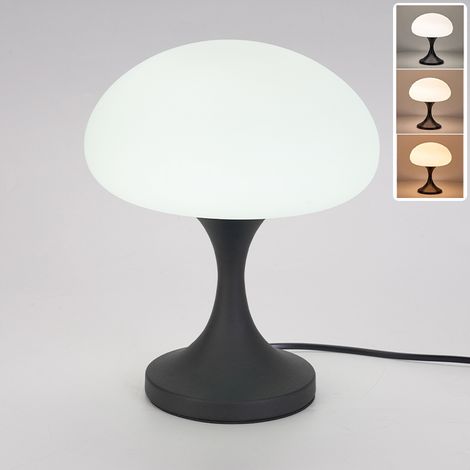 Lampe de table, lampe de chevet rechargeable, lampe de bureau, lampe d'ambiance décorative, 3 températures de couleur (1/5)