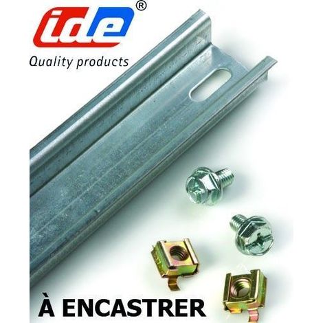 Kit rail DIN 24 modules pour coffret Atlantic à encastrer