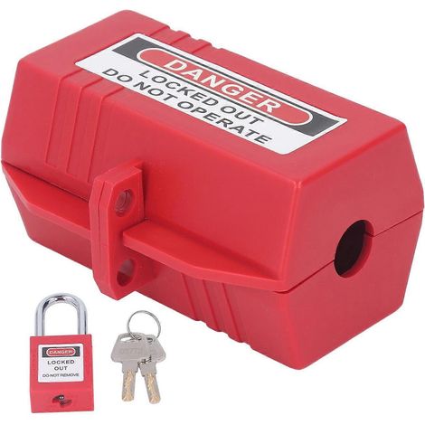 Kit de consignation électrique 38 mm, cadenas de sécurité à verrouillage par prise, kit de consignation pour la maintenance des équipements