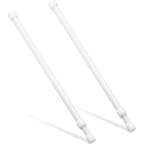 Asta per tende retrattile, da 60 a 110 cm di lunghezza, non richiede forature ed è adatta a finestre in PVC. (1/5)