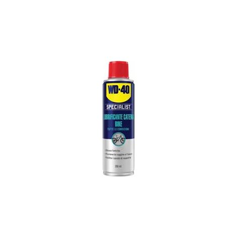WD40 SPECIALIST BIKE SPRAY LUBRIFICANTE CATENA P/TUTTE LE CONDIZIONI  ml.250 spray    WD40