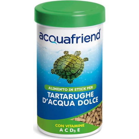 250 ml - 75 g: Mangime composto in stick con vitamine per tartarughe di acqua dolce