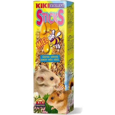 Kiki Sticks Hamster con Miel - Sticks para Hamster con Miel - 2 ud