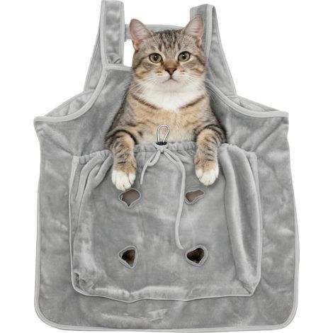 Tablier de transport pour e - Sac de couchage réglable et sac de transport portable pour chat, tablier avant bandoulière, pour la maison, le dortoir, l'appartement (1/5)